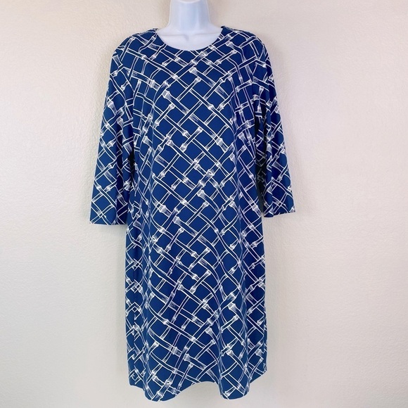 J McLaughlin Sofia Catalina Cloth Shift Dress Size XL - Picture 2 of 8